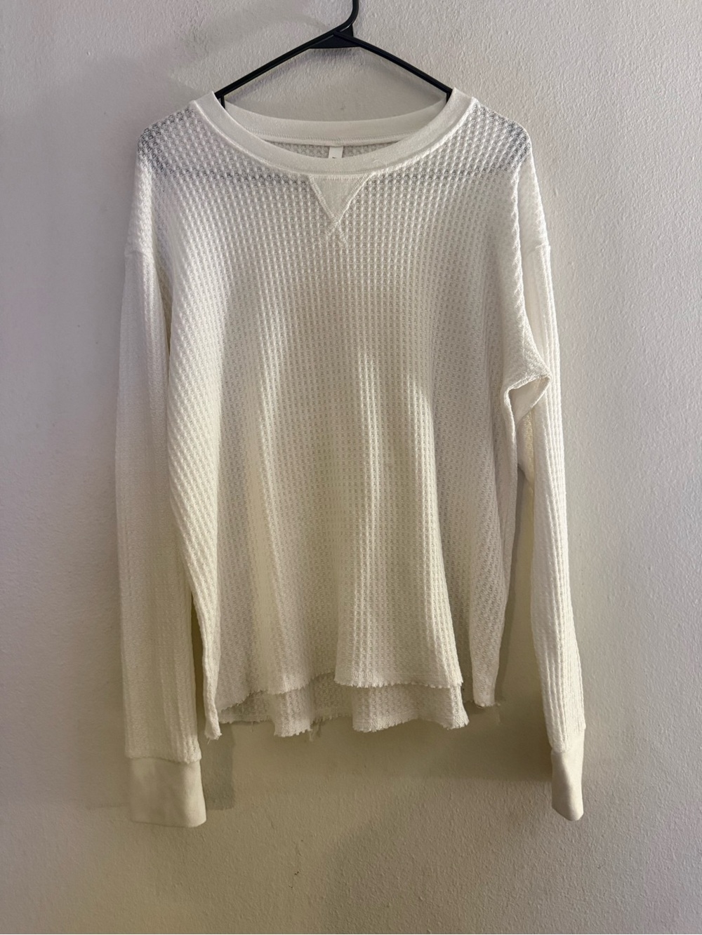RVCA Waffle Knit Long Sleeve